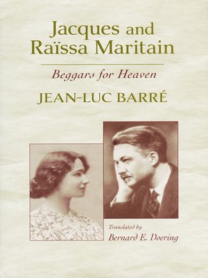 cover image of Jacques and Raïssa Maritain